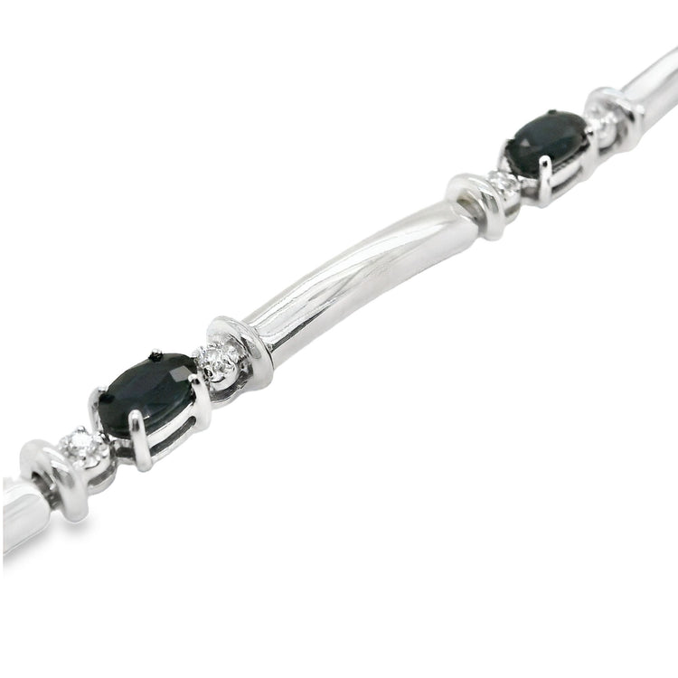Sapphire & Diamond Bracelet