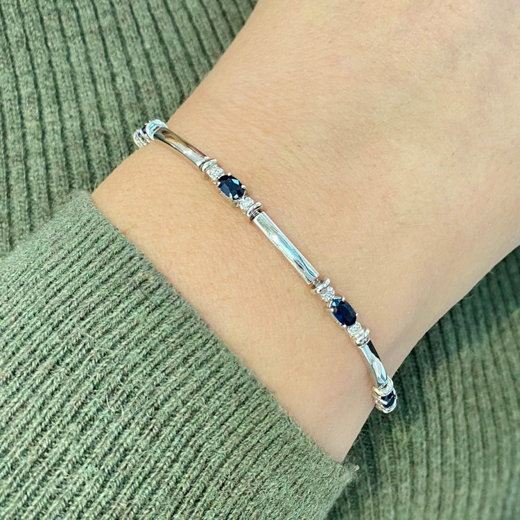 Sapphire & Diamond Bracelet