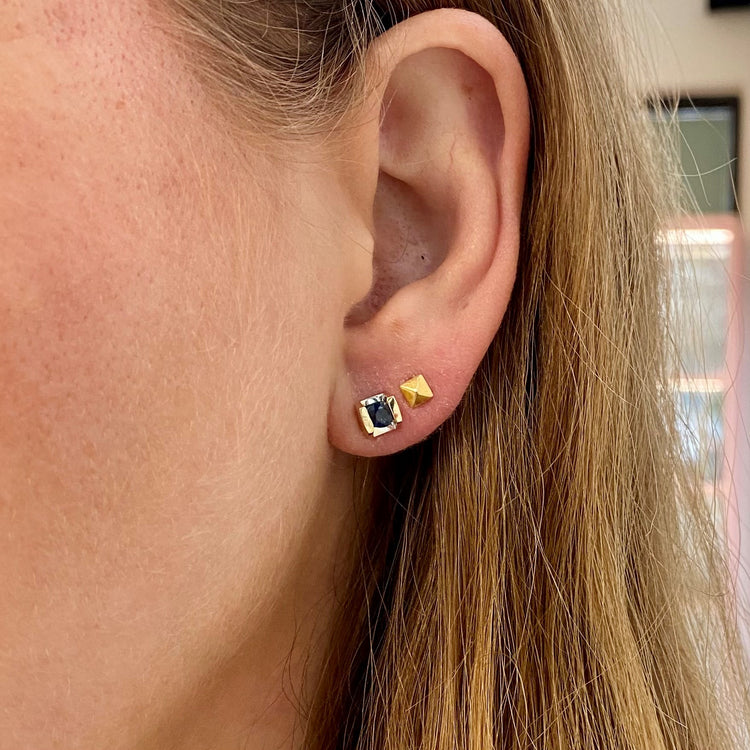 Channel Set Sapphire Studs