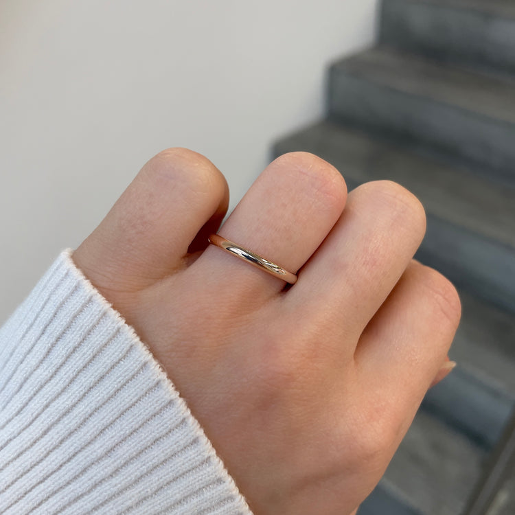 2.2mm Rose Gold Classic Band