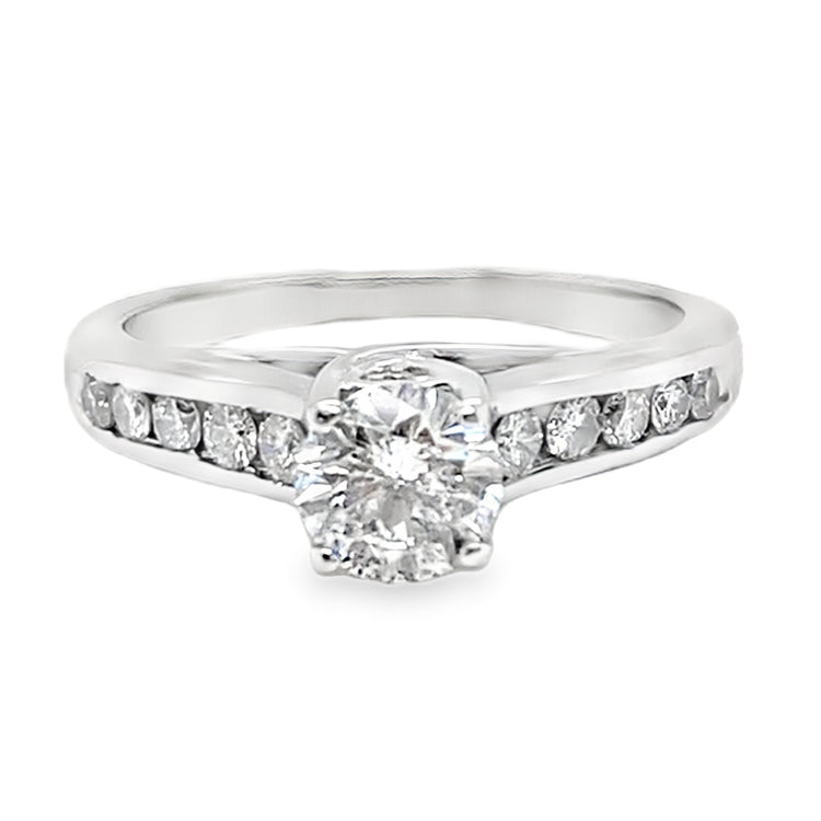 Heart Accent Classic Diamond Ring