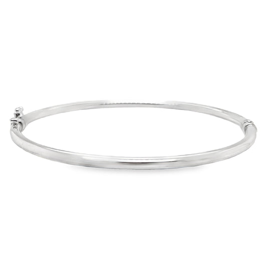 Oval Hollow Hinged Bangle