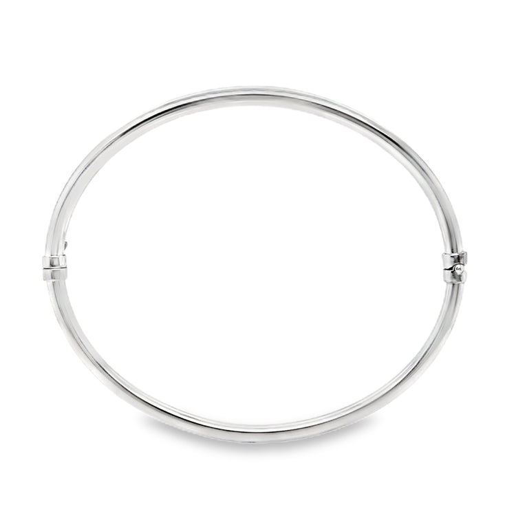 Oval Hollow Hinged Bangle