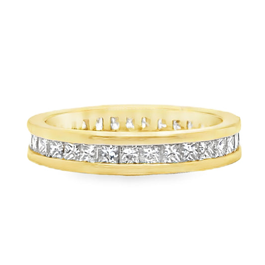 1.00TCW Princess Cut Eternity Diamond Band