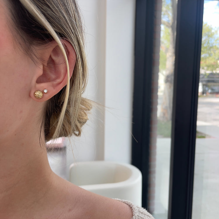 8mm Diamond Cut Dome Studs