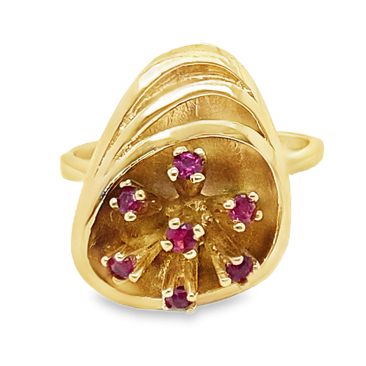 Ruby Starburst Ring