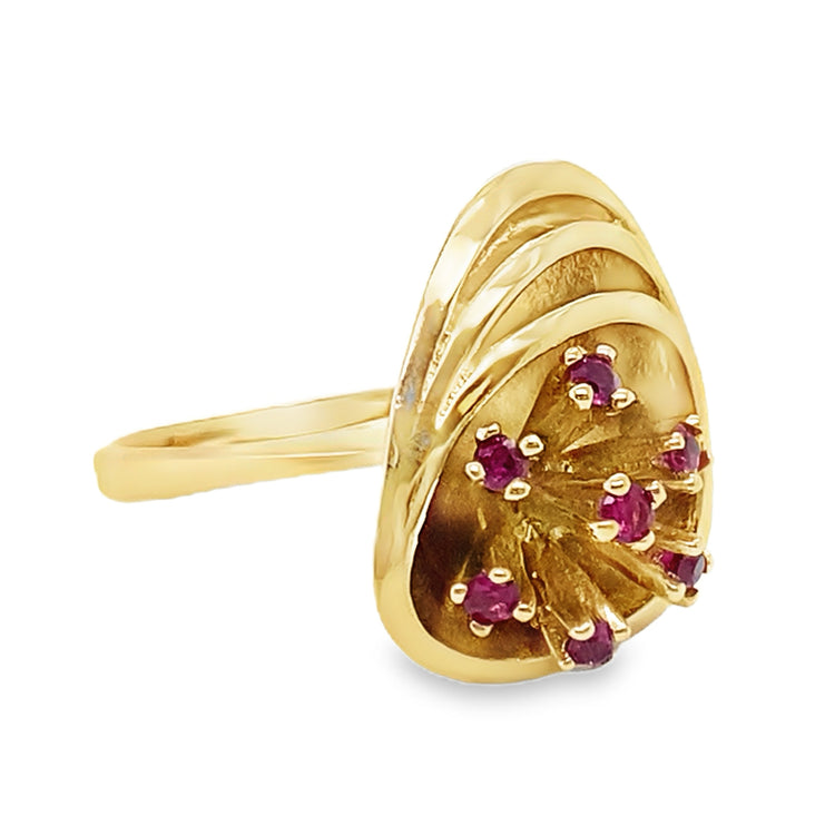 Ruby Starburst Ring