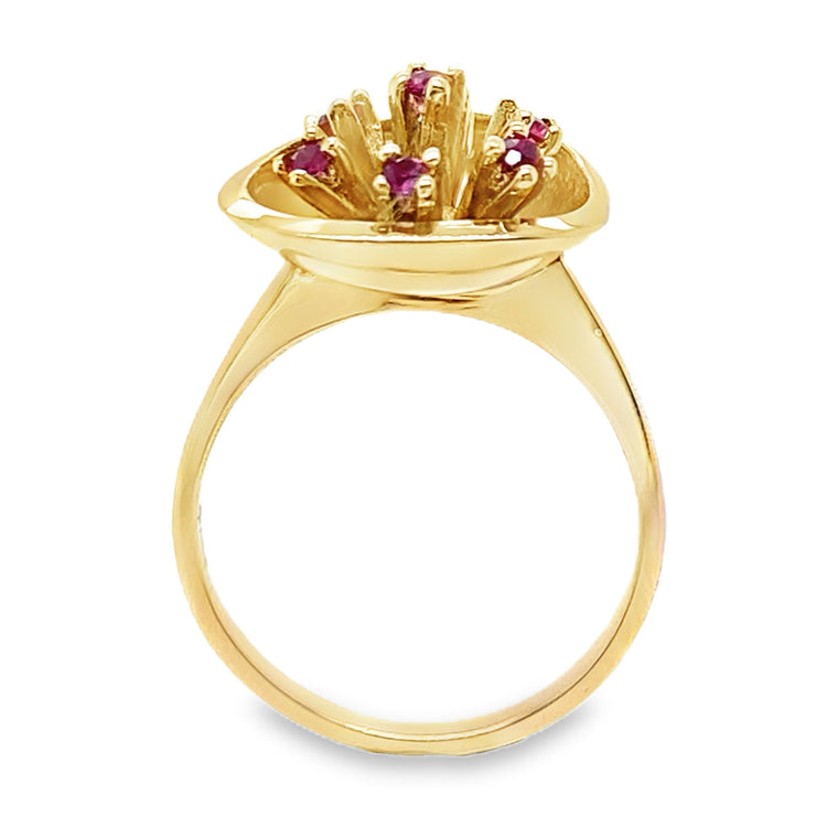 Ruby Starburst Ring