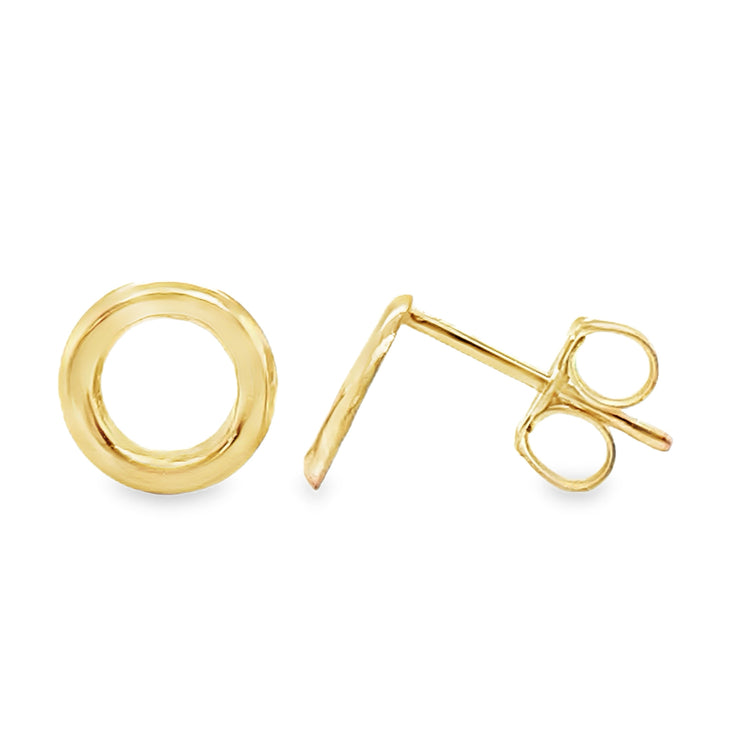 Lightweight Circle Stud Earrings