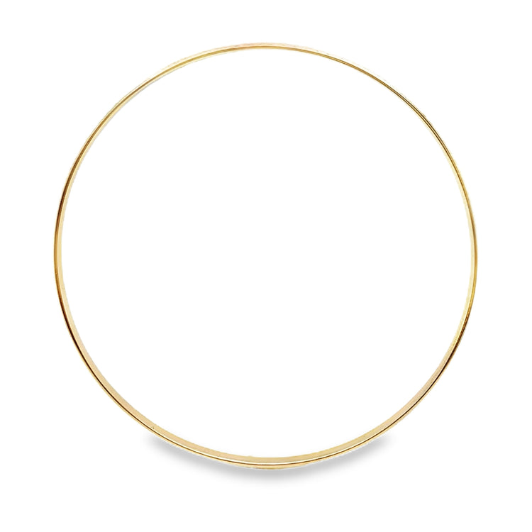 3mm Wide Checkerboard Diamond Cut Bangle