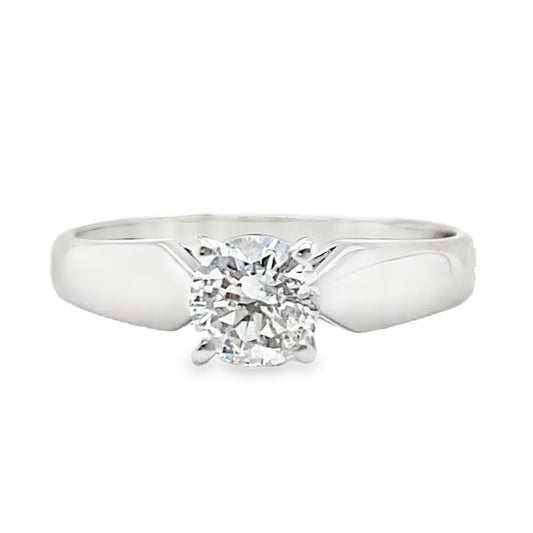 Classic Tapered Diamond Solitaire Ring