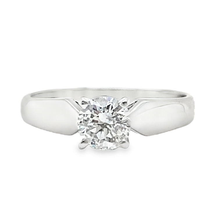 Classic Tapered Diamond Solitaire Ring