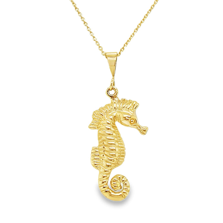 Gold Seahorse Necklace