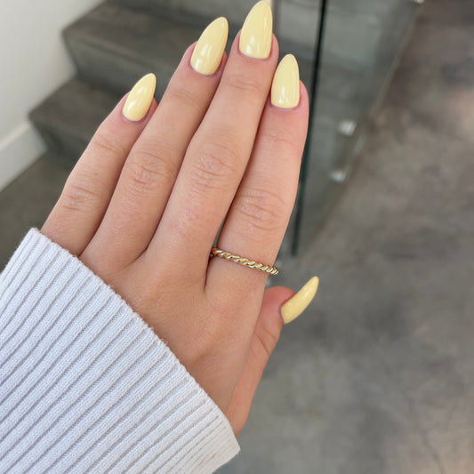 Gold Twist Eternity Band