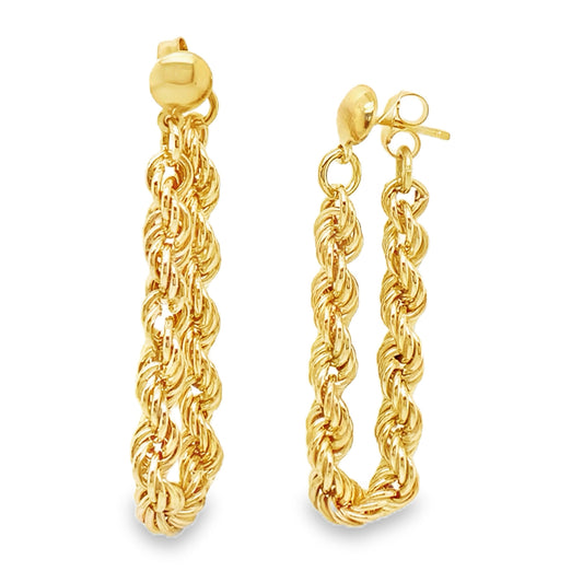 Rope Chain Dangle Earrings