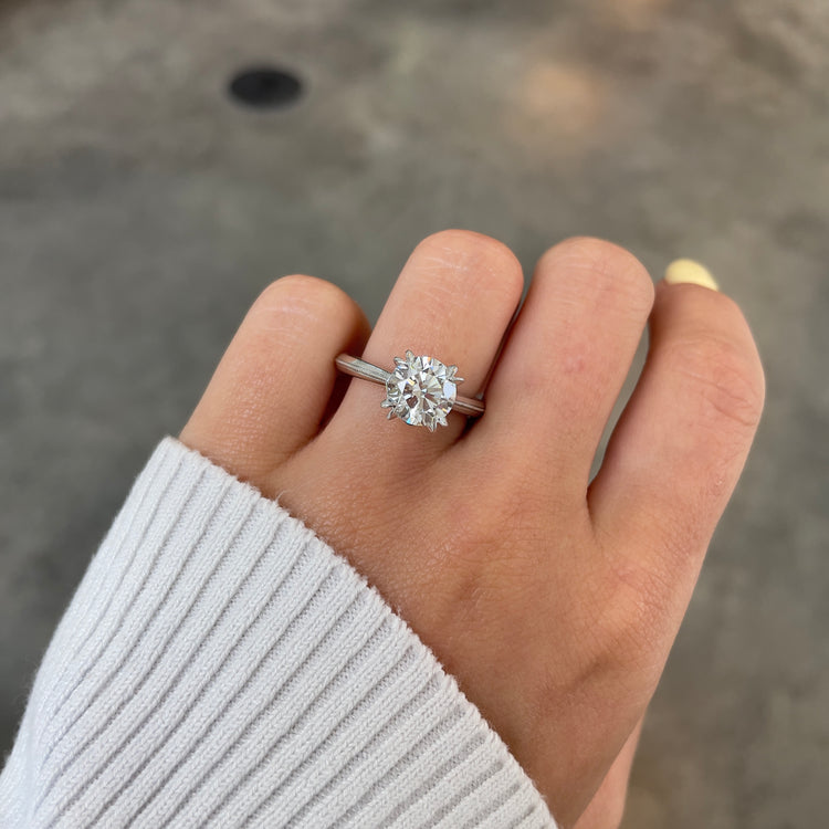 2.37CT Lab Grown Diamond Solitaire by Noam Carver
