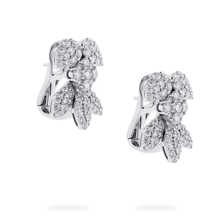 Diamond Snowstorm Earrings by Birks