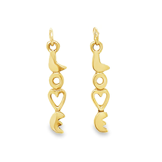 LOVE Drop Earrings