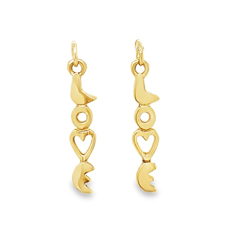 LOVE Drop Earrings