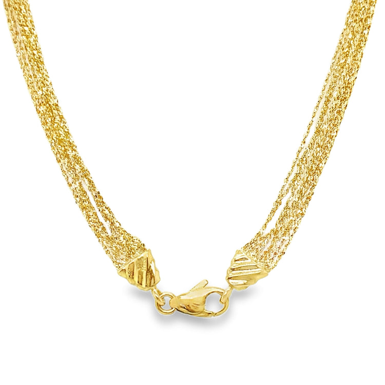 Multi Strand Serpentine Necklace