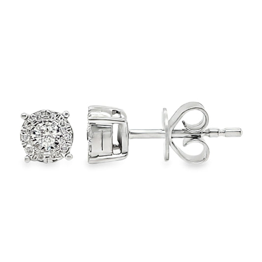 Diamond Cluster Studs