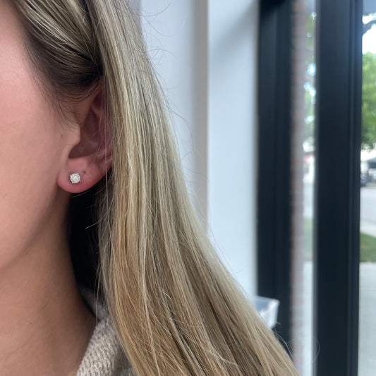 Diamond Cluster Studs