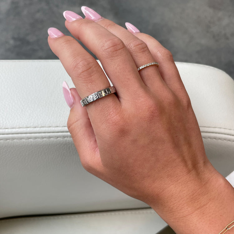 B.zero1 Diamond Ring by Bvlgari