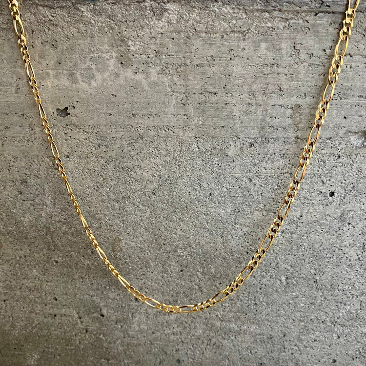 24 Inch Figaro Chain