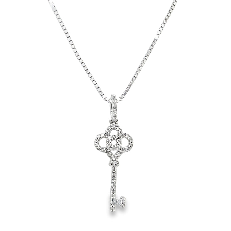 Diamond Key Necklace