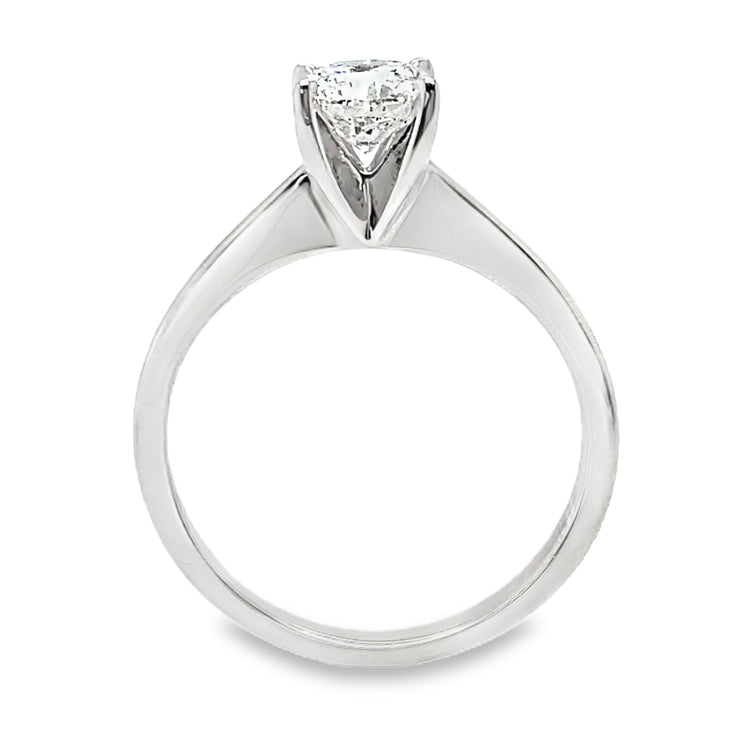.75CT Dainty Band Diamond Solitaire
