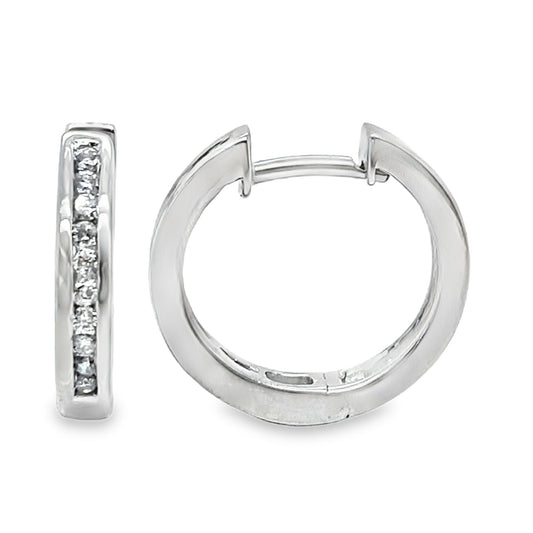 .15TCW Classic Diamond Huggies