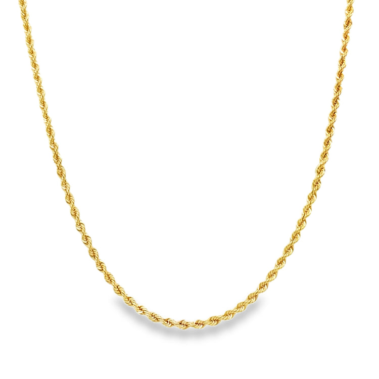 20 Inch Solid Rope Chain
