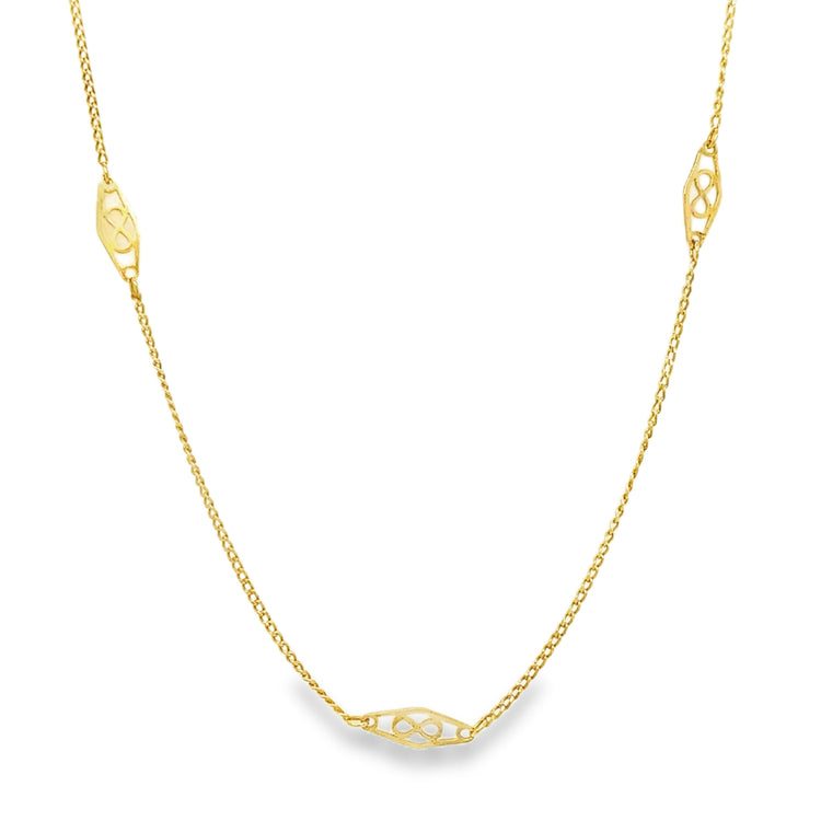 Infinity Symbol Station Necklace