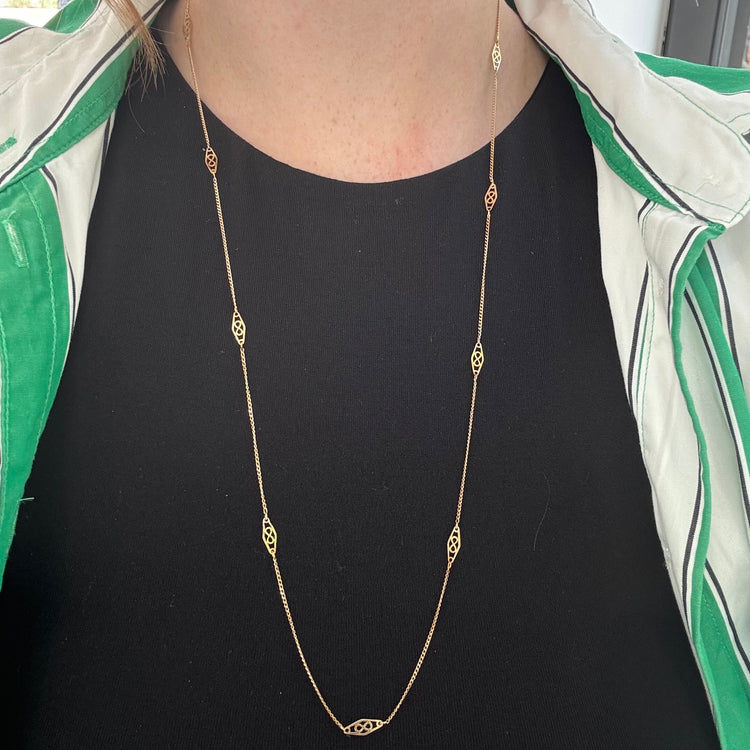 Infinity Symbol Station Necklace