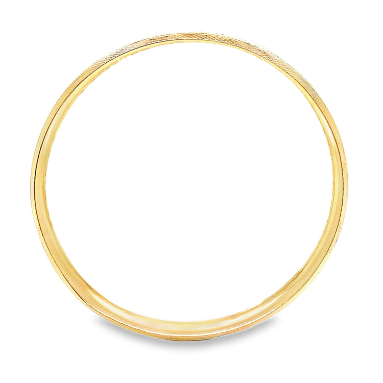10mm Wide Diamond Cut Bangle