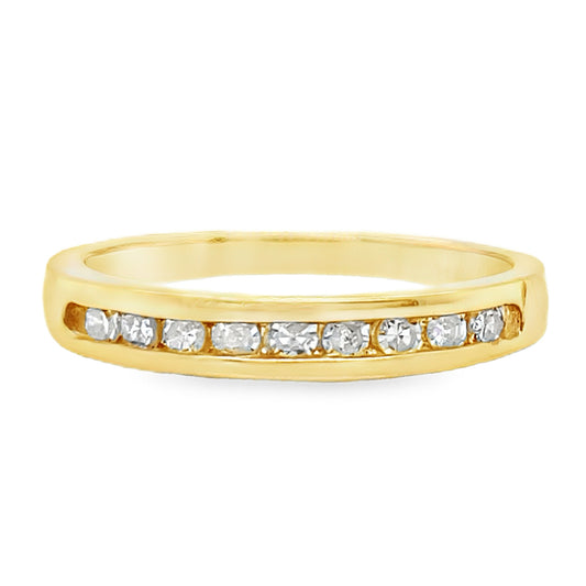 .25CT Single Cut Diamond Band
