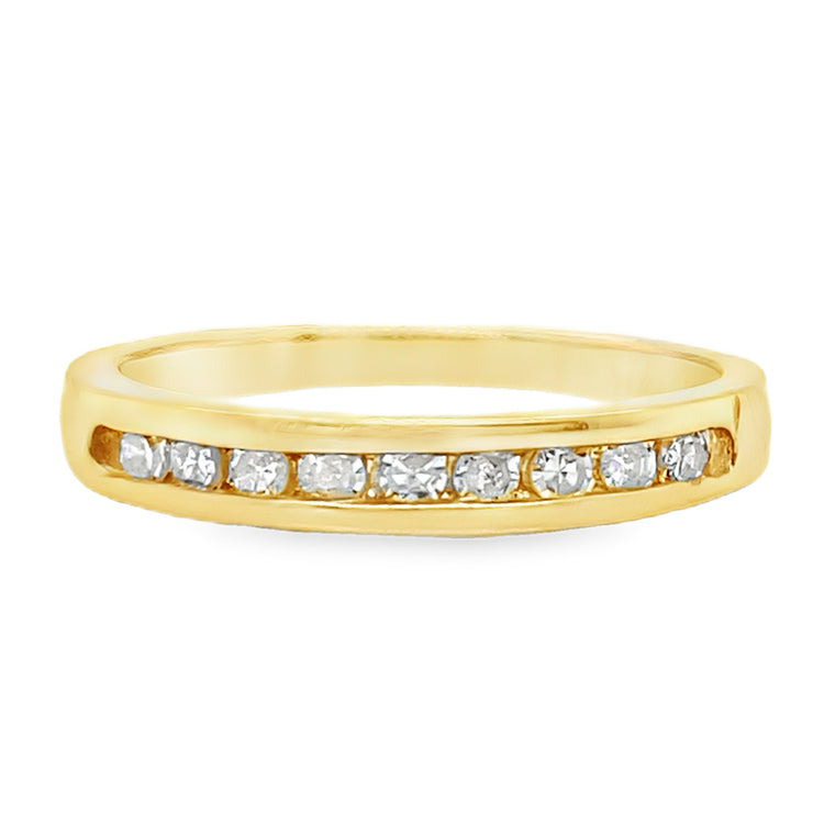 .25CT Single Cut Diamond Band