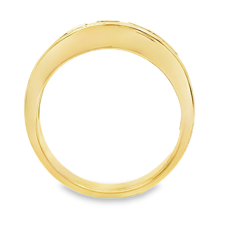 Baguette Ruby & Diamond Band