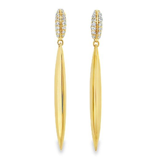 Diamond Drop Earrings by Alexis Bittar