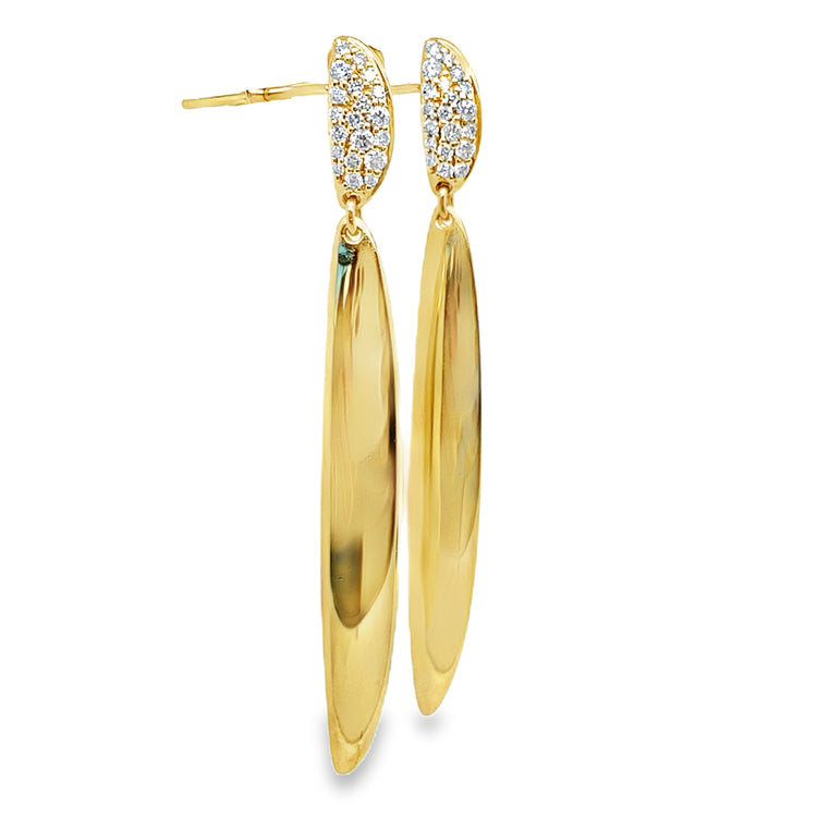 Diamond Drop Earrings by Alexis Bittar