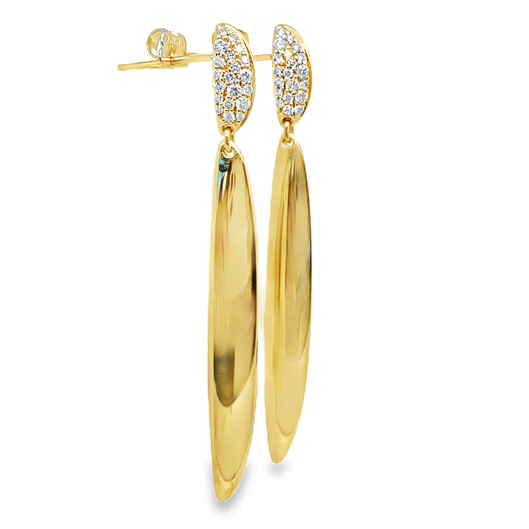 Diamond Drop Earrings by Alexis Bittar