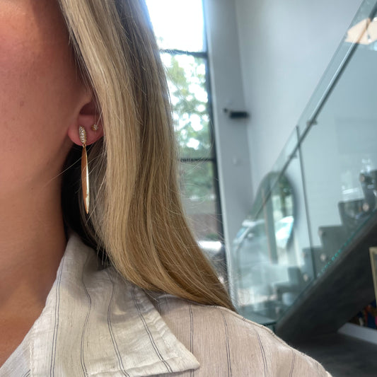 Diamond Drop Earrings by Alexis Bittar