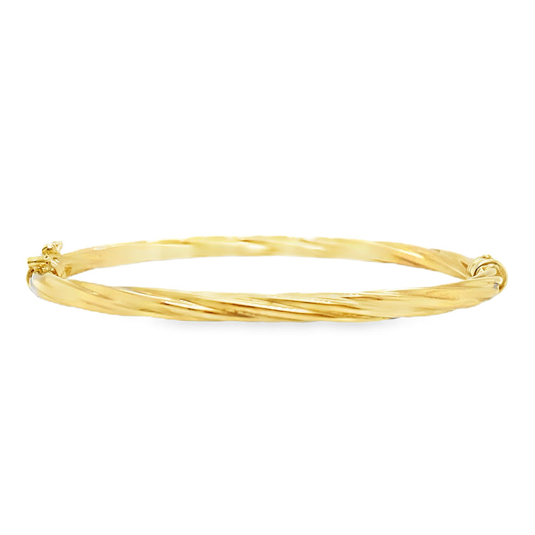 Oval Twist Bangle