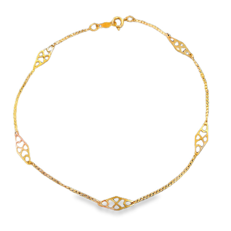 Gold Station Bracelet