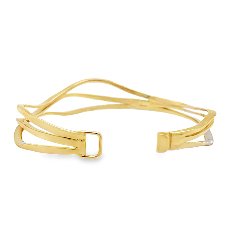 Multistrand Wave Bangle
