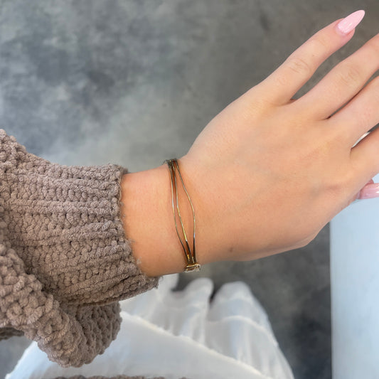 Multistrand Wave Bangle