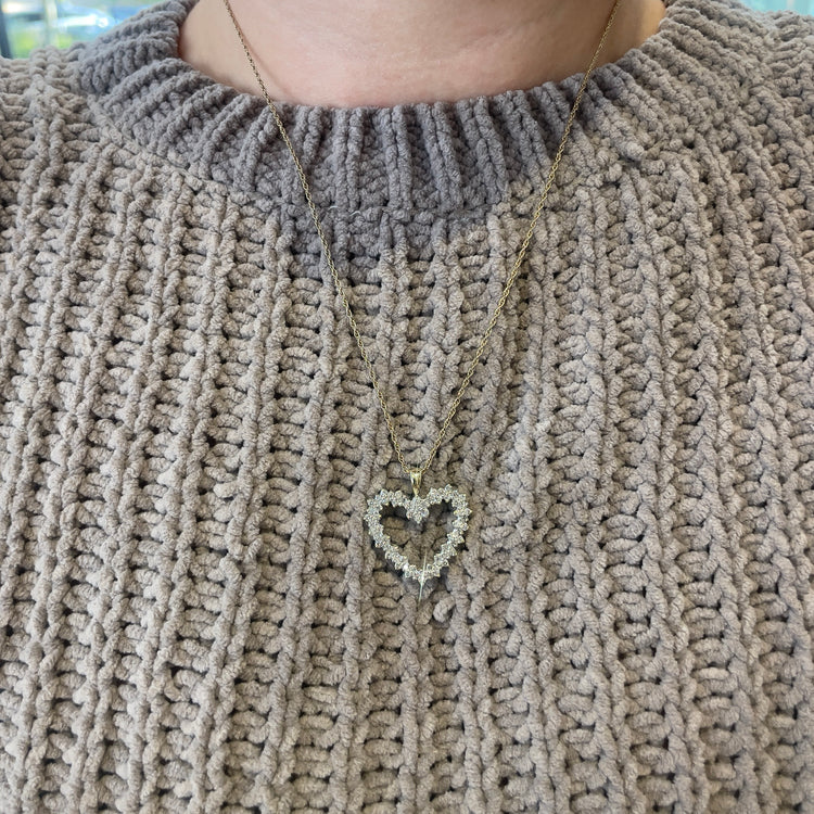 Diamond Heart Necklace
