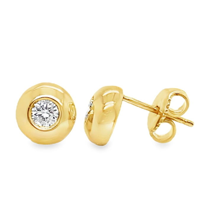 .30TCW Dome Bezel Studs