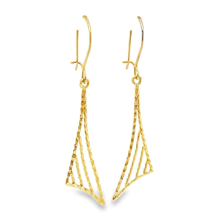 Textured Drop Earrings
