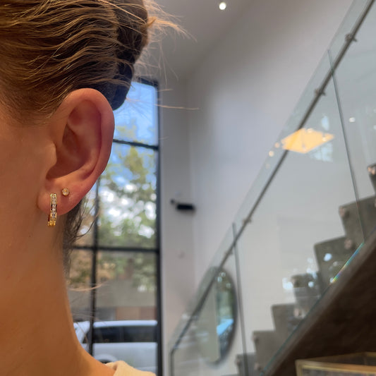 .25TCW Lever Back Diamond Earrings